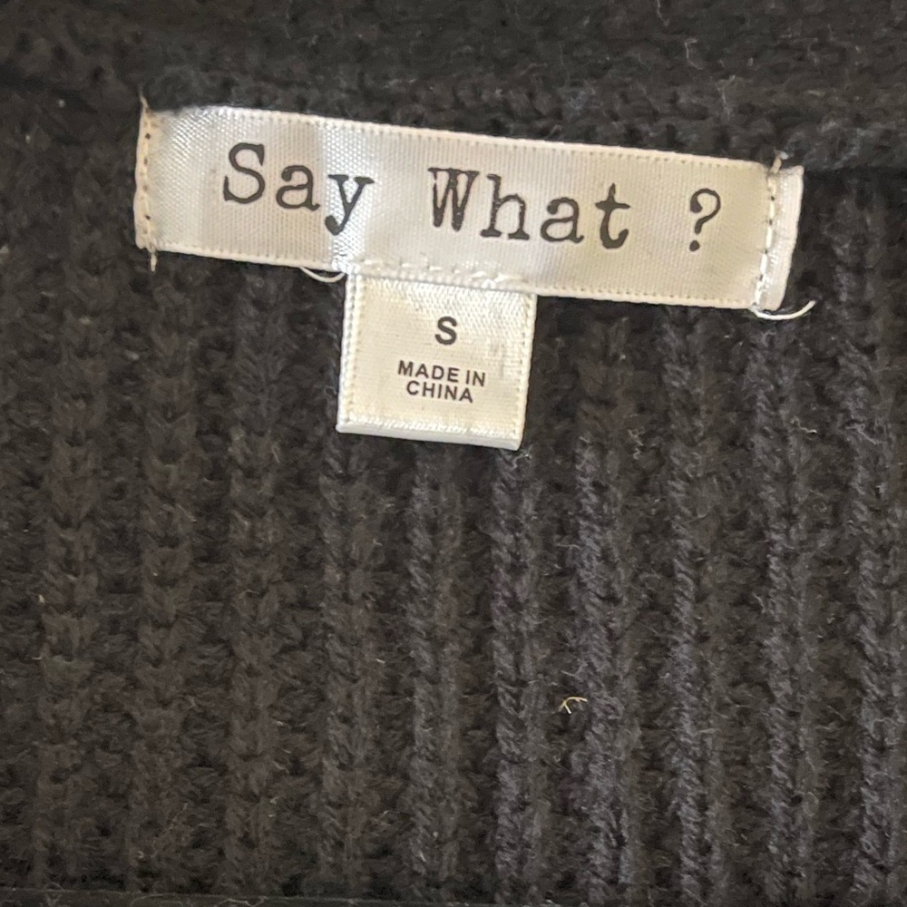 Say What? Embroidered cardigan • Women’s small - Picture 4 of 4